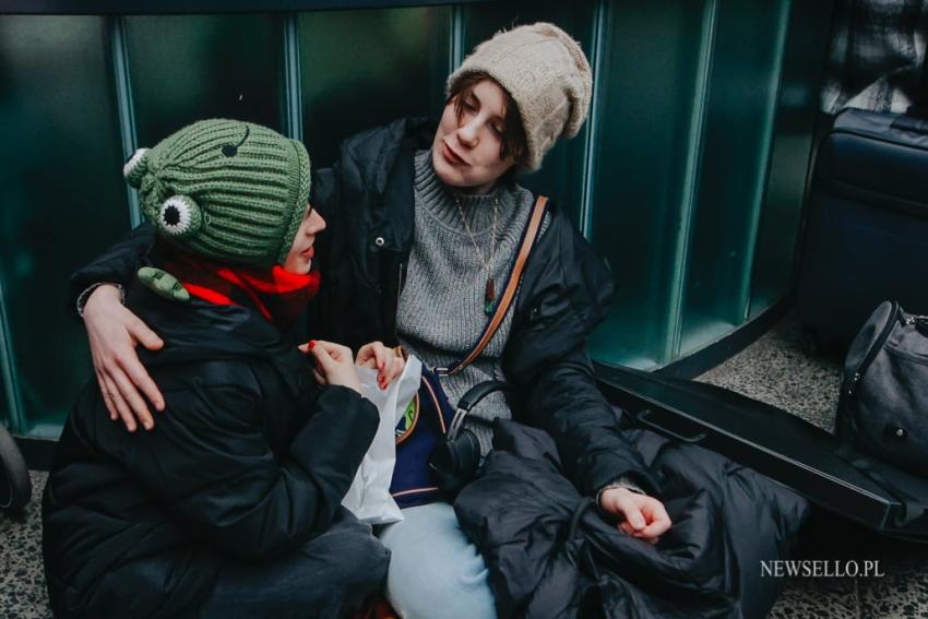 Uchodźcy z Ukrainy, licznie przyjeżdżają do Wrocławia