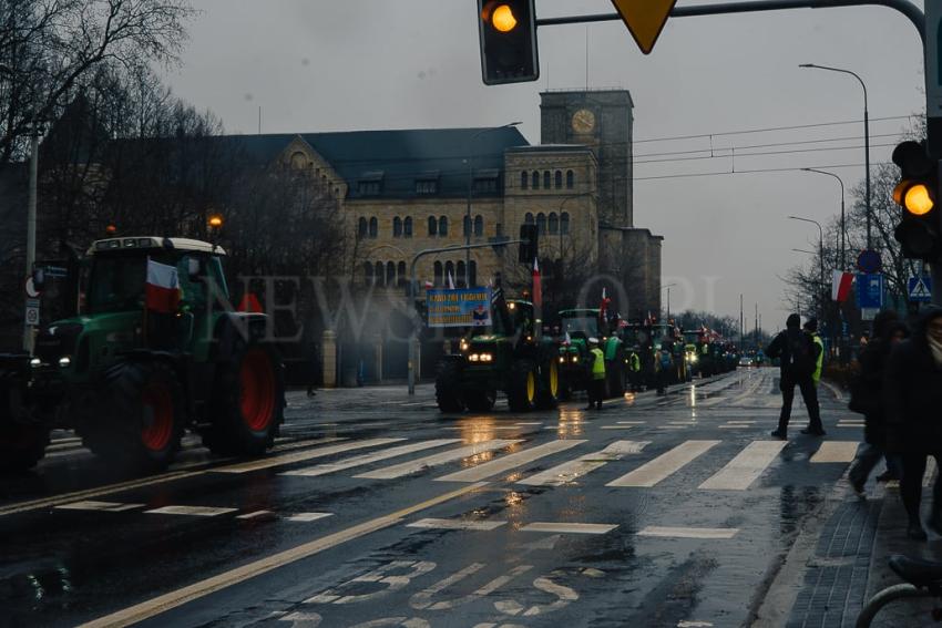 Protest Rolników w Poznaniu