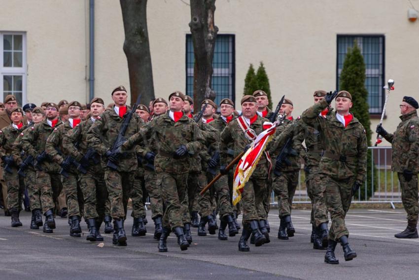 Uroczysta przysięga wojskowa WOT we Wrocławiu