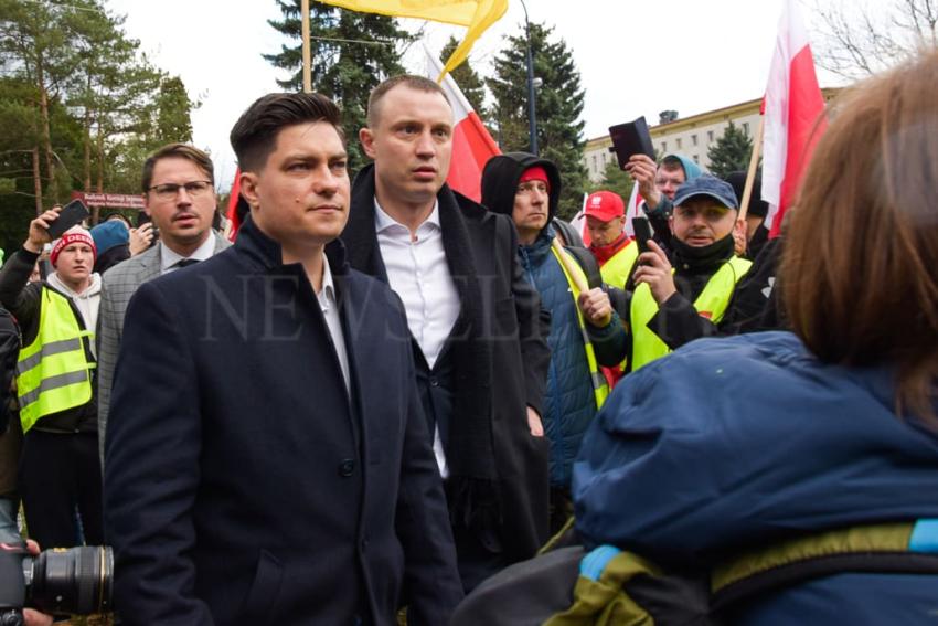 Starcia rolników z policją w Warszawie