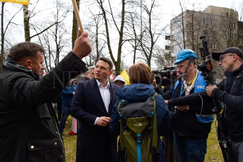 Starcia rolników z policją w Warszawie