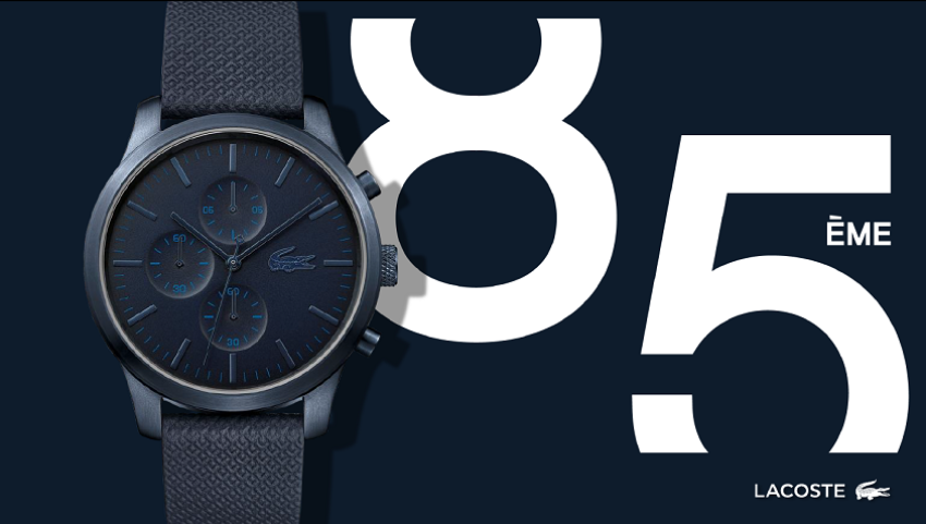 Limitowana kolekcja zegarków na 85. urodziny marki LACOSTE