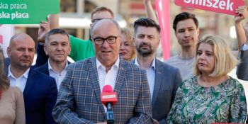 Wybory Parlamentarne 2024: Włodzimierz Czarzasty i Krzysztof Śmieszek we Wrocławiu