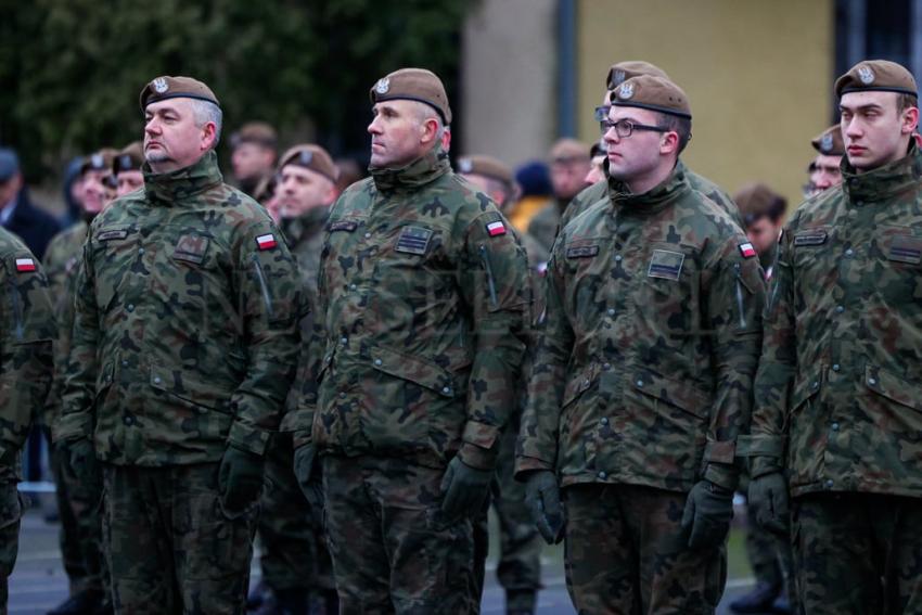 Uroczysta przysięga wojskowa WOT we Wrocławiu