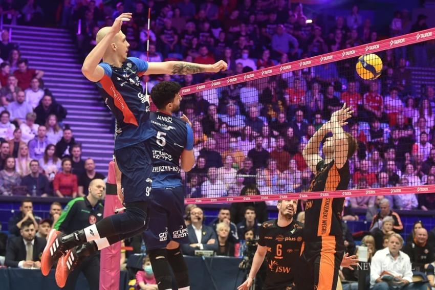 Puchar Polski Mężczyzn 2022: Grupa Azoty ZAKSA Kędzierzyn-Koźle -Jastrzębski Węgiel 3:0