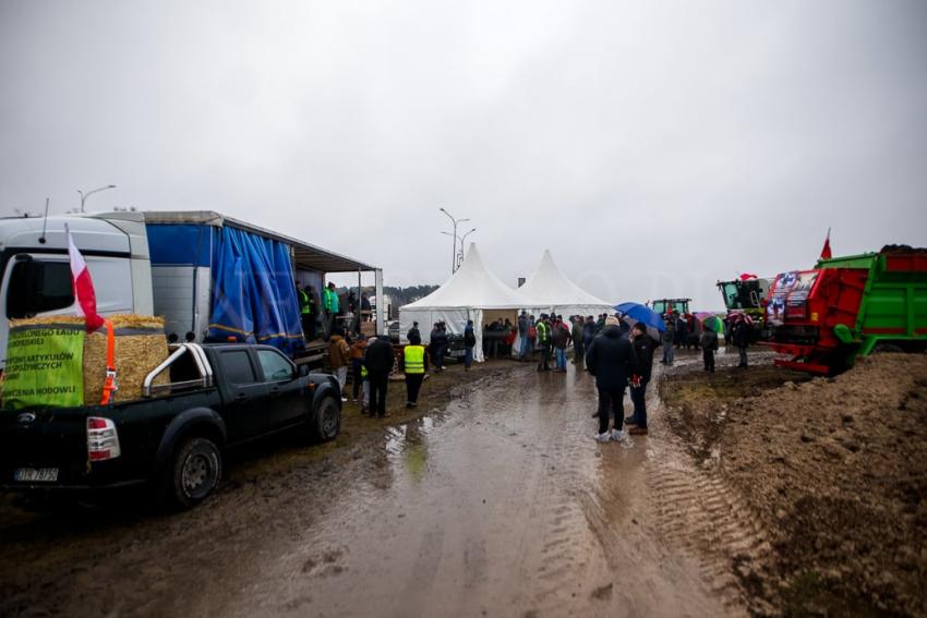 Ogólnopolski protest rolników na Dolnym Śląsku