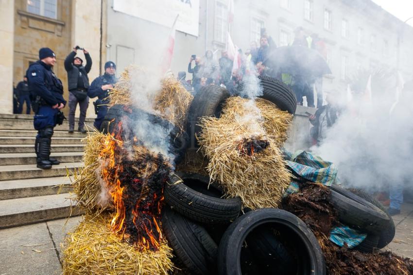 Protest rolników we Wrocławiu