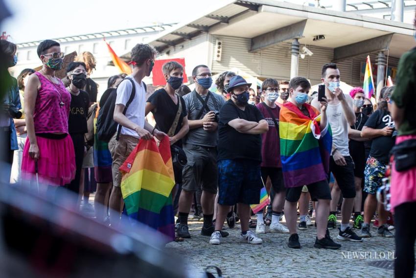 Protest LGBT: Gdańsk solidarny z Margot