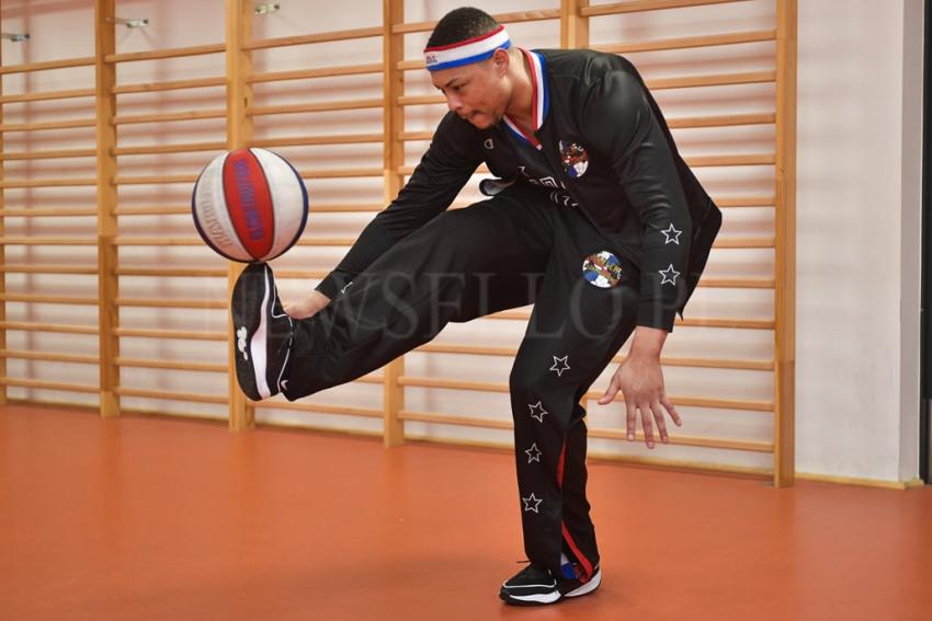 Harlem Globetrotters i WKS Śląsk w Dobrzykowicach