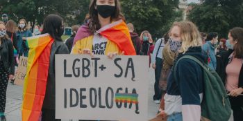 Protest przeciwko "Karcie Nienawiści" we Wrocławiu