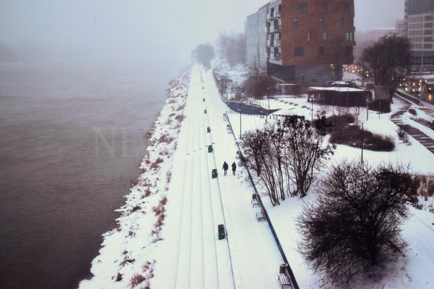 Śnieżyca w Warszawie