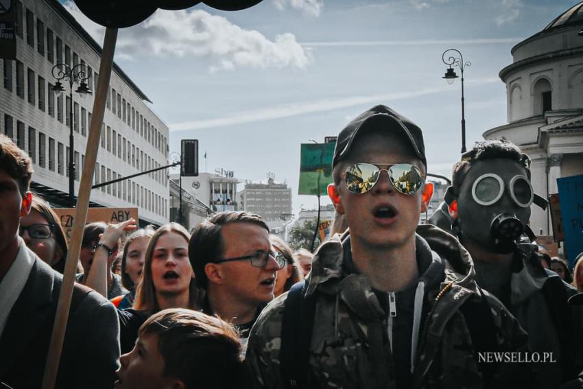 Młodzieżowy Strajk Klimatyczny w Warszawie