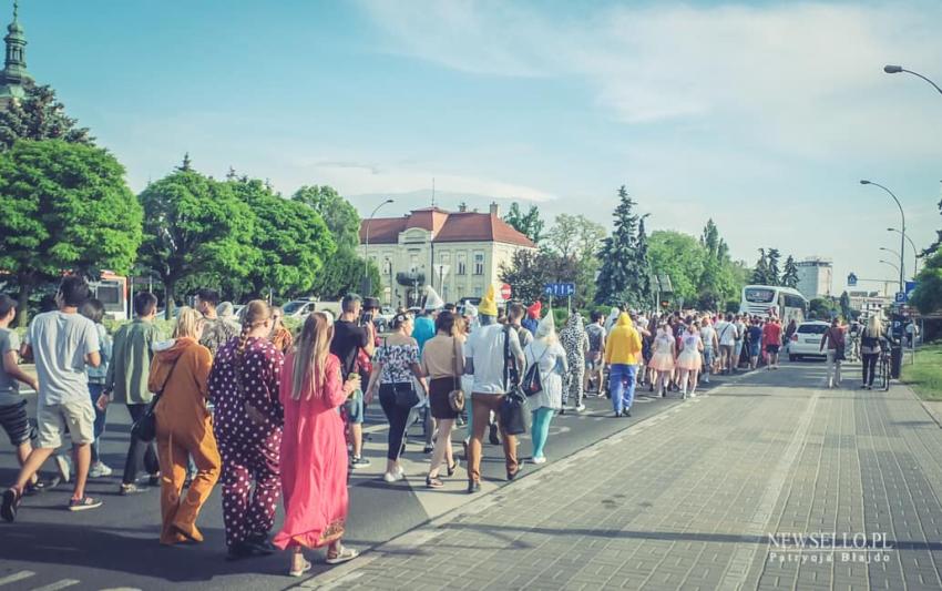 Korowód studentów w Rzeszowie