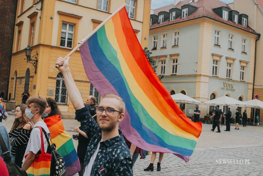 Manifestacja we Wrocławiu: LGBT to ludzie