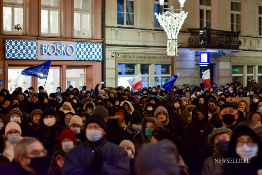 Wolne Media - protest w Lublinie