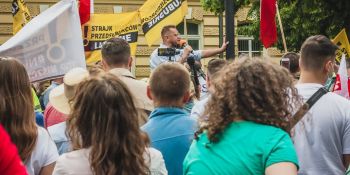 Strajk przedsiębiorców w Warszawie