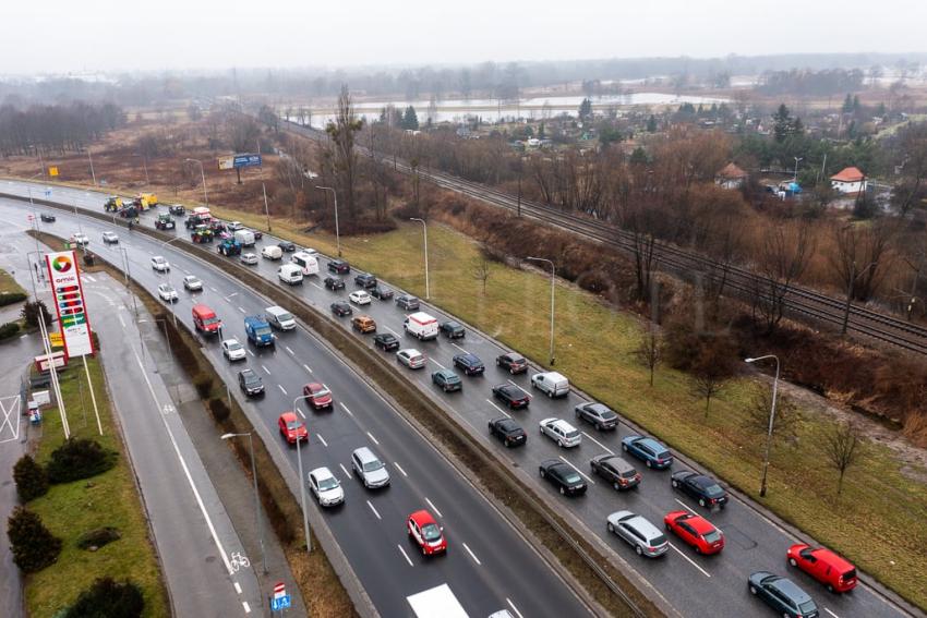 Ogólnopolski protest rolników na Dolnym Śląsku