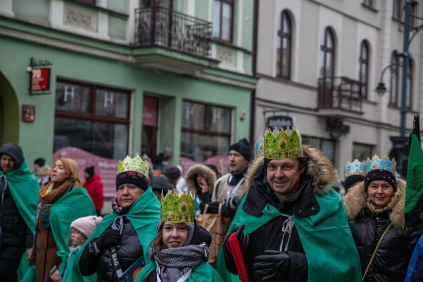 Orszak Trzech Króli 2024 w Łodzi