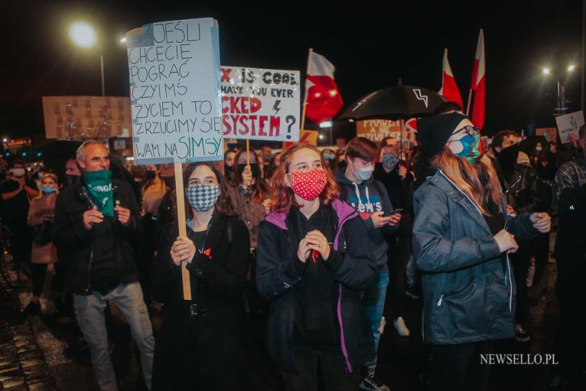 Strajk Kobiet: Marsz Ośmiu Gwiazd we Wrocławiu