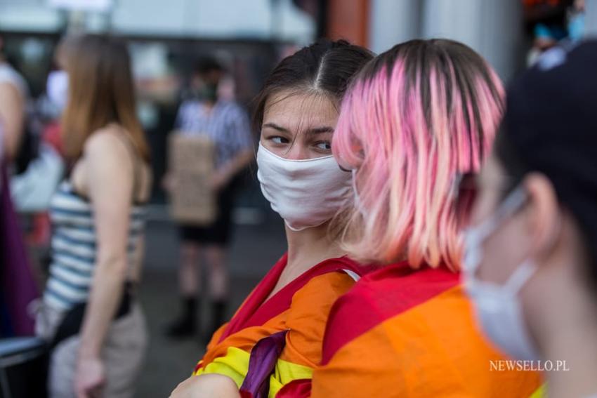 Protest LGBT: Gdańsk solidarny z Margot