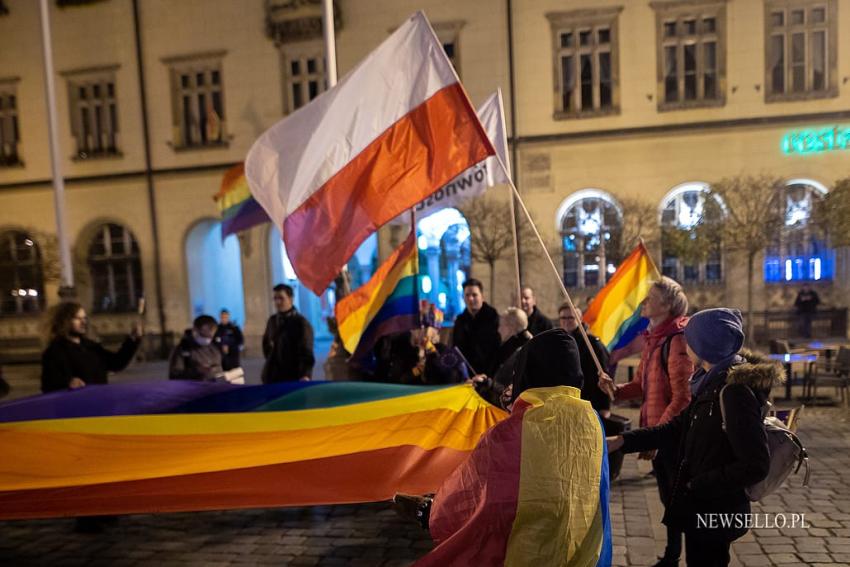 Jesteśmy u siebie - manifestacja LGBT we Wrocławiu