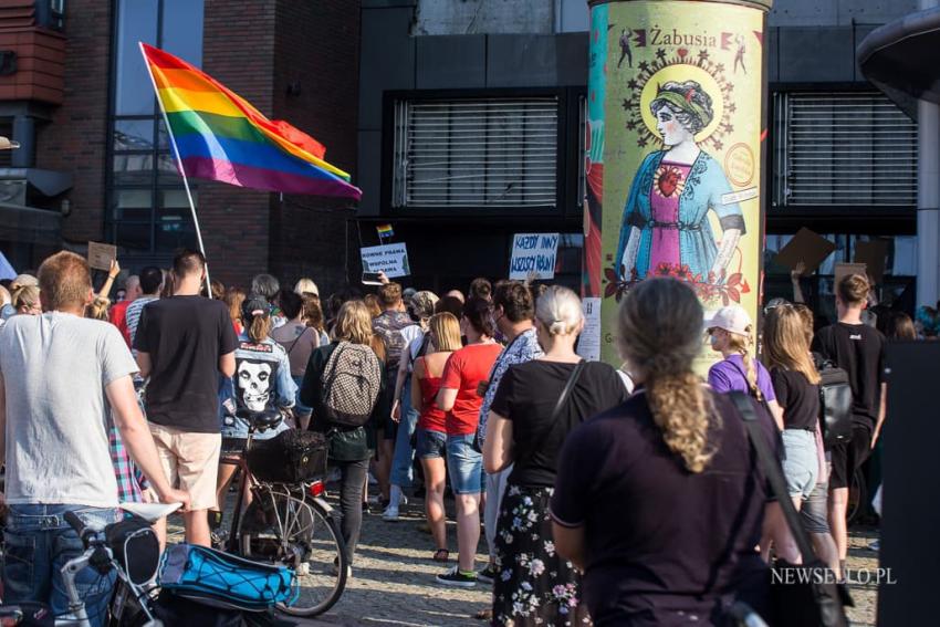 Protest LGBT: Gdańsk solidarny z Margot