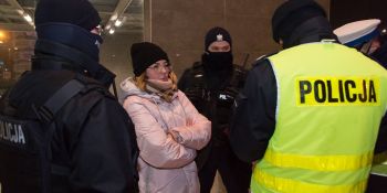 Redukujcie emisje, nie Prawa Człowieka - blokada w Poznaniu
