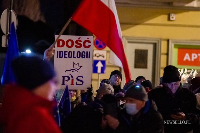 Wolne Media - protest w Bydgoszczy