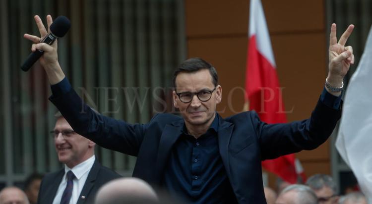 Wybory Samorządowe 2024: Mateusz Morawiecki w Legnicy