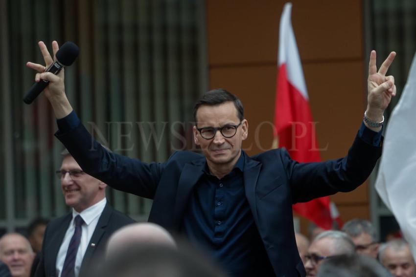 Wybory Samorządowe 2024: Mateusz Morawiecki w Legnicy