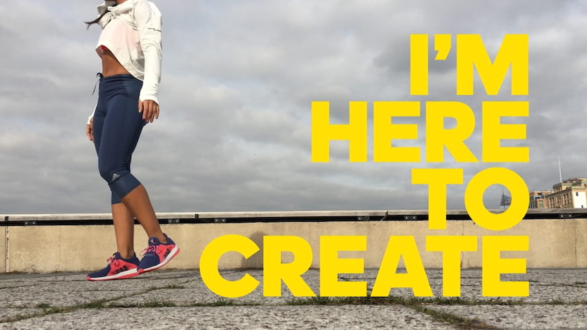 "I'm Here to Create" adidas