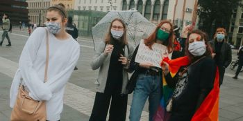 Protest przeciwko "Karcie Nienawiści" we Wrocławiu