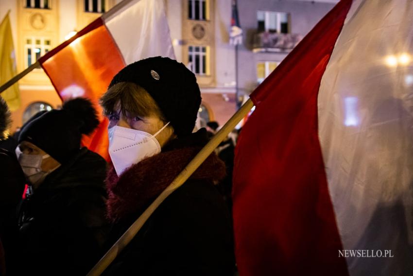 Wolne Media - protest w Białymstoku