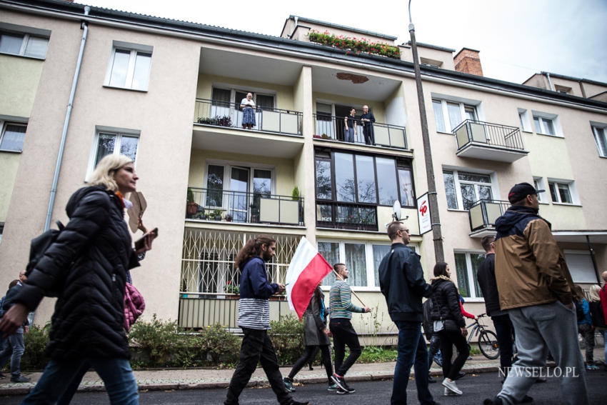 Manifestacja antycovidowców w Gdańsku