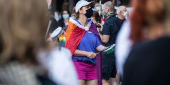 Protest LGBT: Gdańsk solidarny z Margot