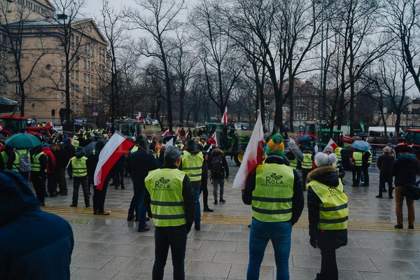 Protest Rolników w Poznaniu