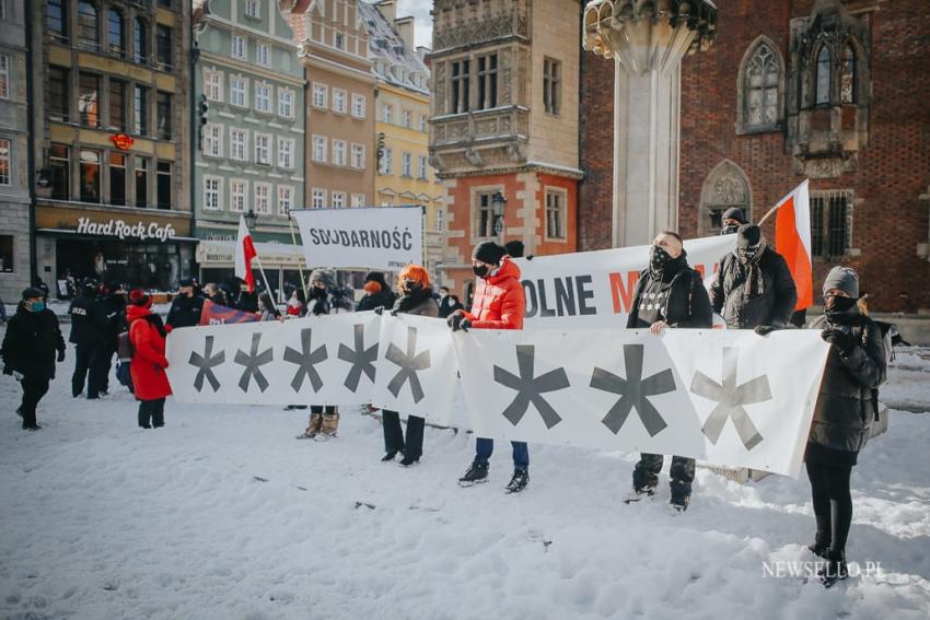 Wolne Media - Wolni Ludzie - manifestacja we Wrocławiu