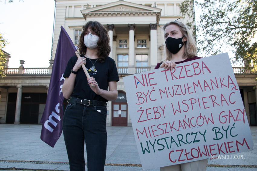 Solidarnie z Palestyną - manifestacja w Poznaniu