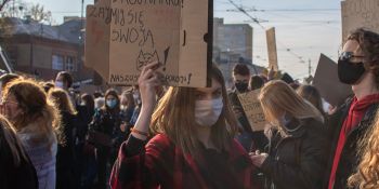 Strajk Kobiet: To jest Wojna - strajk studentów w Łodzi