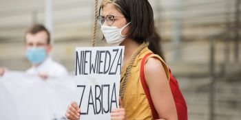 Protest Extinction Rebellion we Wrocławiu