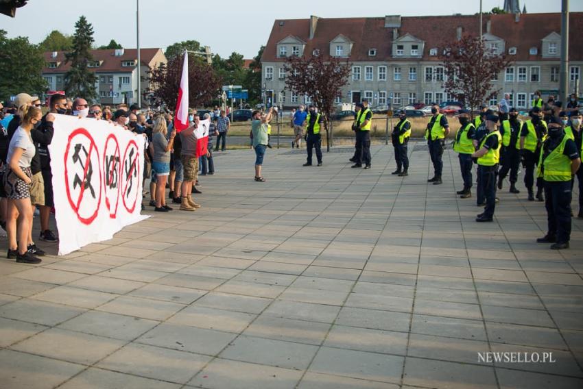 Wszystkich nas nie zamkniecie - manifestacja w Szczecinie