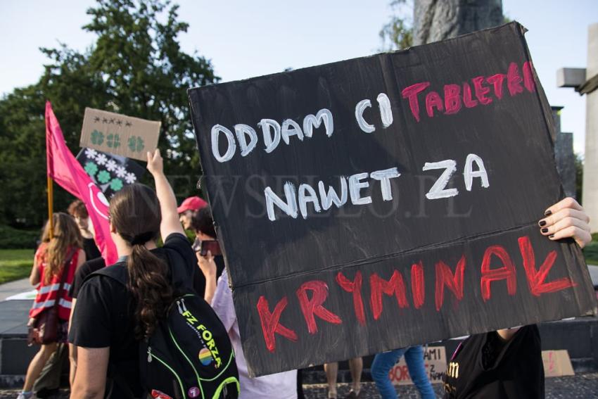 „Aborcja TAK” - manifestacja w Poznaniu