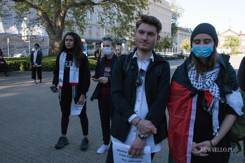 Solidarnie z Palestyną - manifestacja w Poznaniu