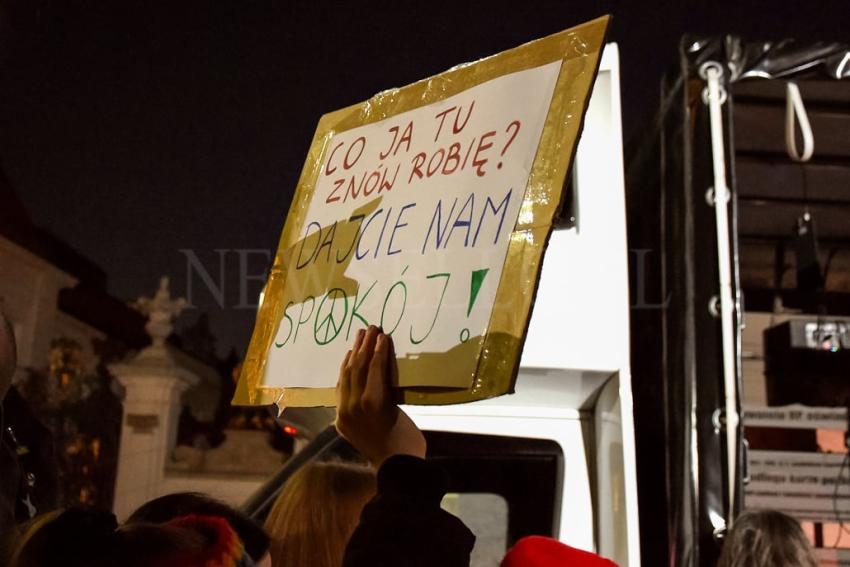 Strajk Kobiet protestował w Warszawie