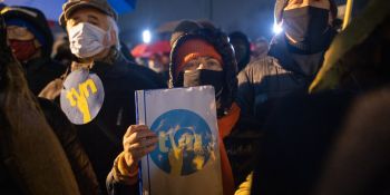 Wolne media - protest we Wrocławiu