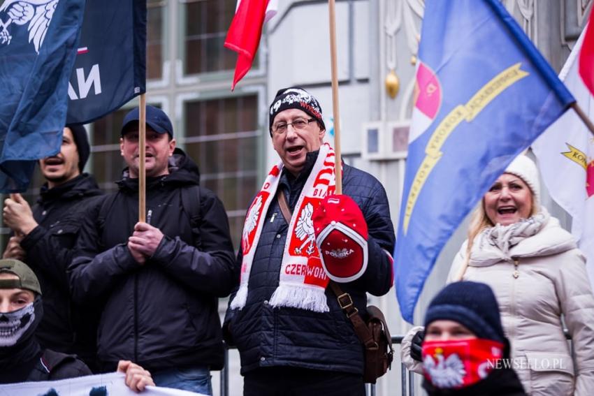 Żądamy Godności na Granicy - manifestacja w Gdańsku