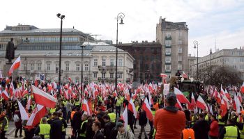 Protest rolników w Warszawie Fot: Mirra Fesun/newsello.pl