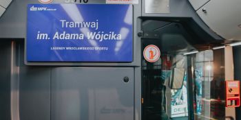 Tramwaj imienia Adama Wójcika będzie jeździł po Wrocławiu