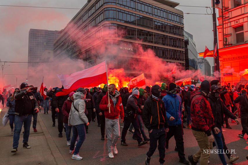 Marsz Niepodległości w Warszawie