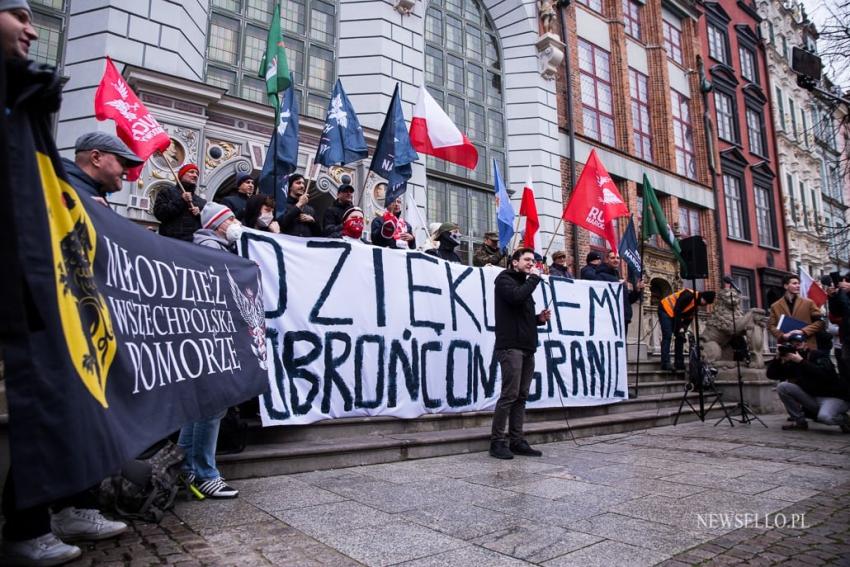 Żądamy Godności na Granicy - manifestacja w Gdańsku